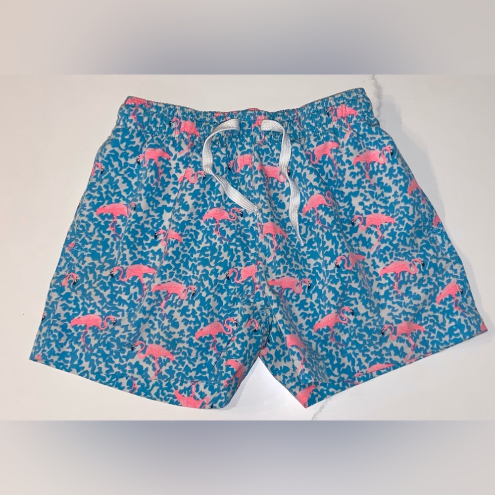 Chubbies Kids Stretch Swim Shorts - The Domingos Are For Flamingos